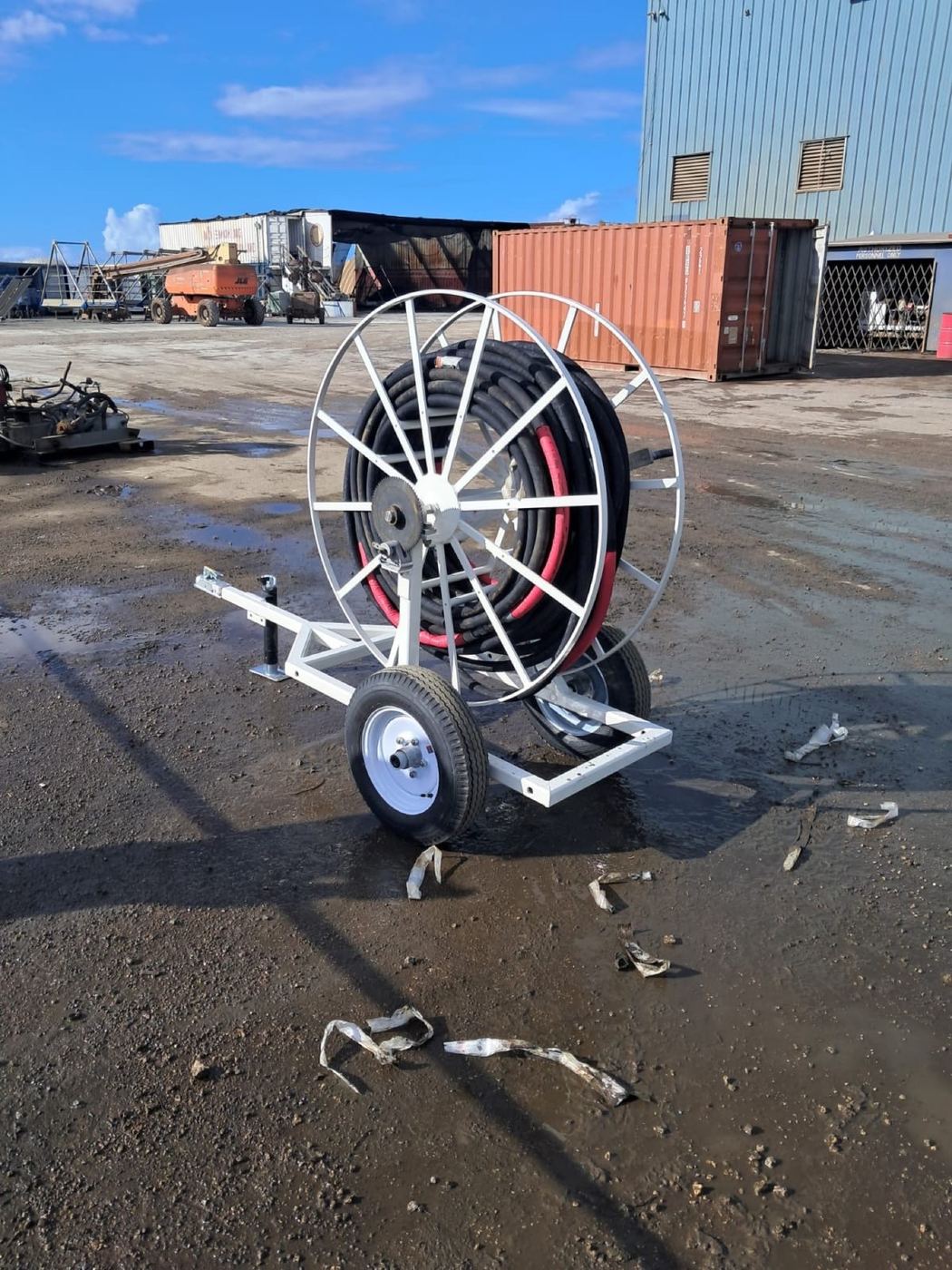UHP hose reel trailer